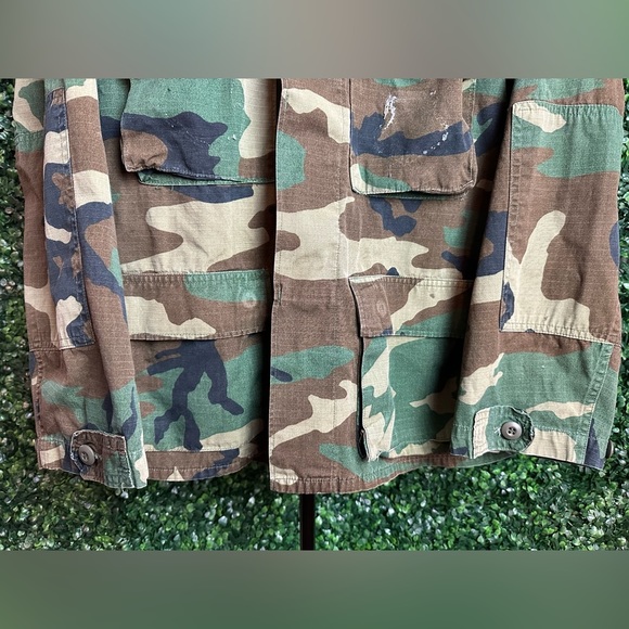 US Army BDU Camo Military Jacket - Small - Picture 5 of 10